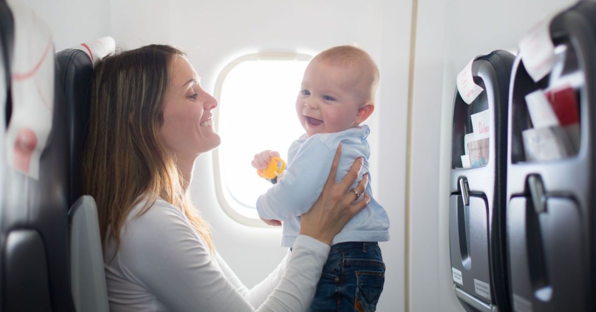 viaggiare in aereo con bambini