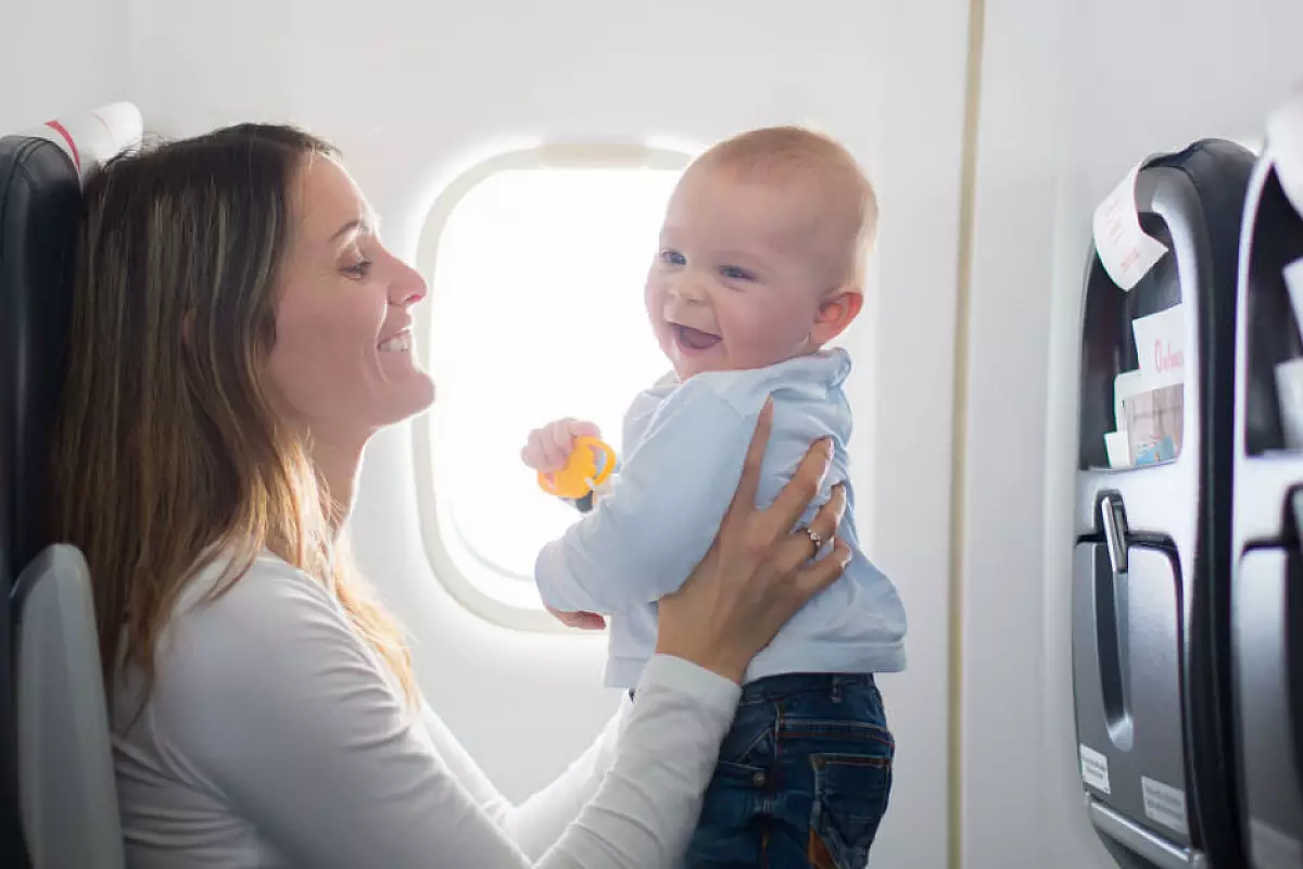 viaggiare in aereo con bambini