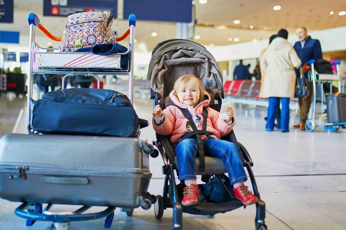 passeggino pieghevole da viaggio