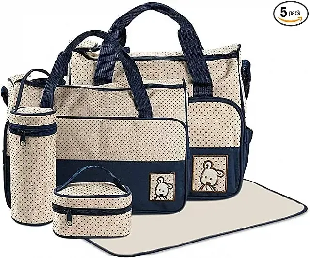 FREESOO Set di 5PCS Borsa Fasciatoio Multifunzione