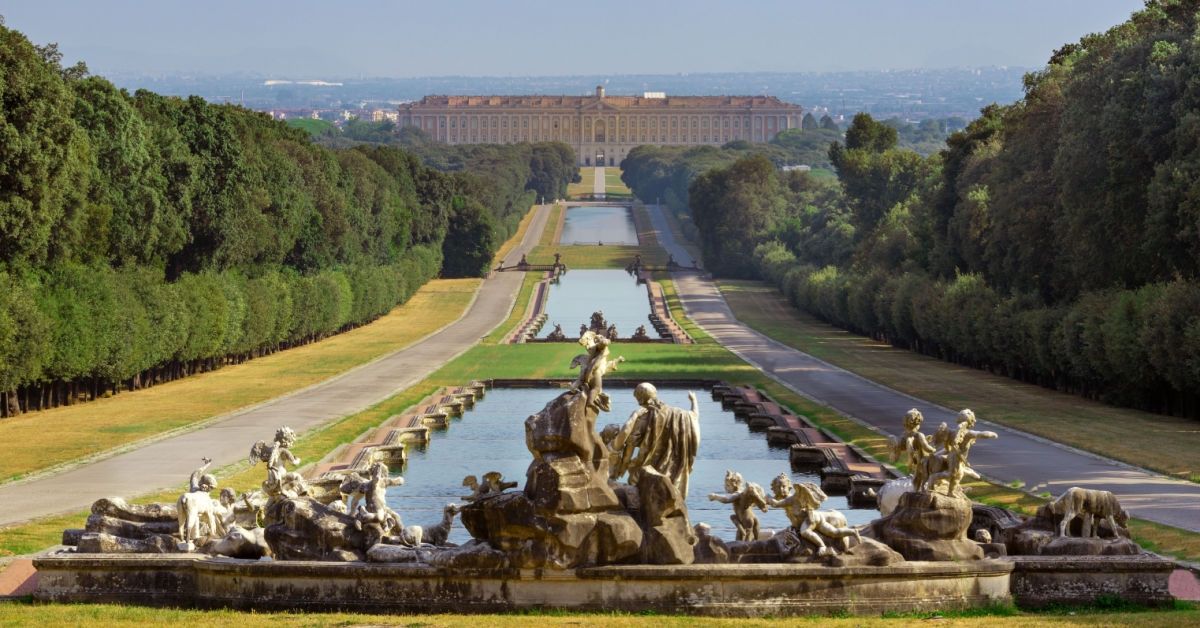 reggia di caserta con i bambini