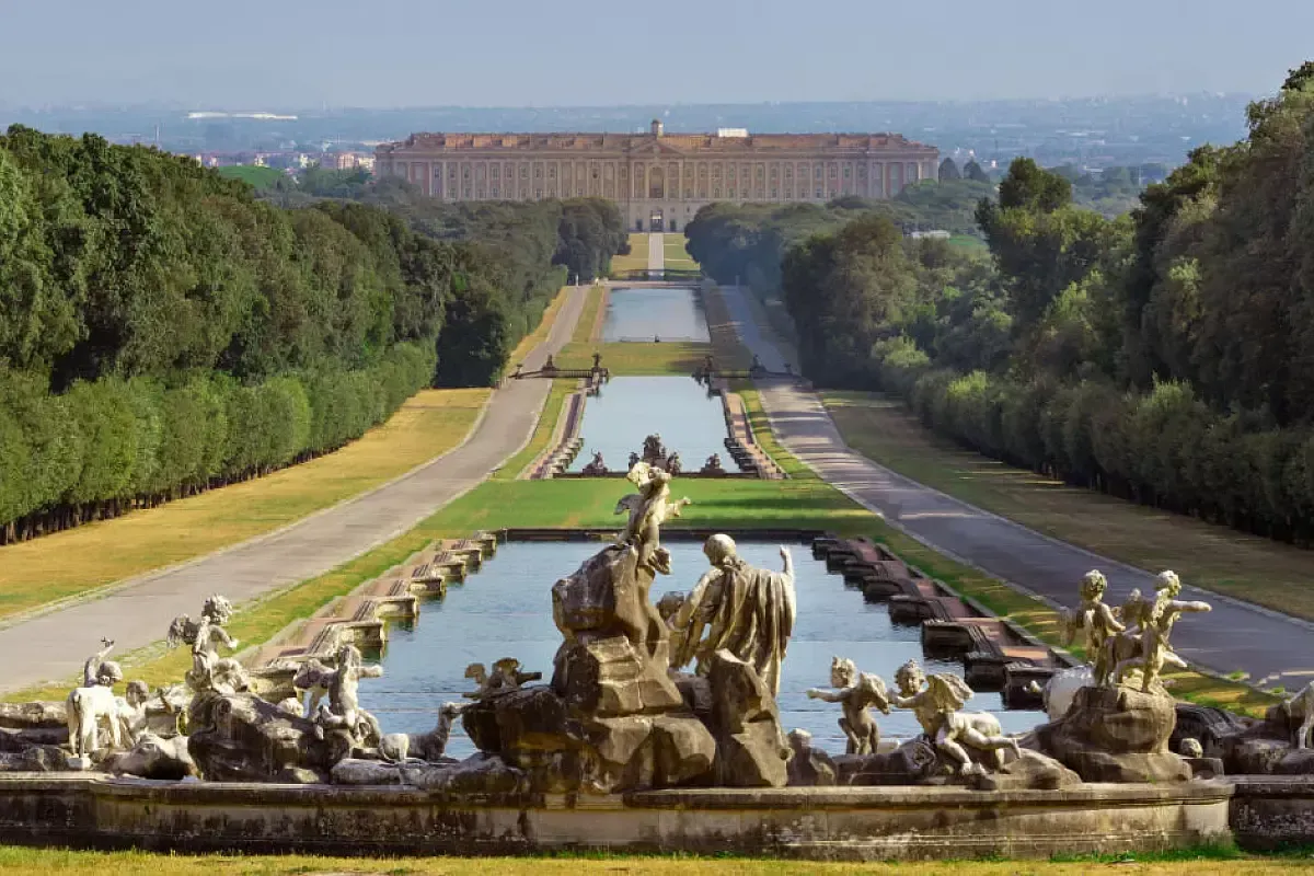 reggia di caserta con i bambini