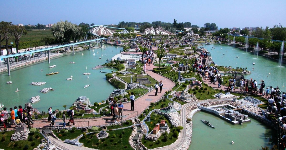italia in miniatura a rimini con bambini