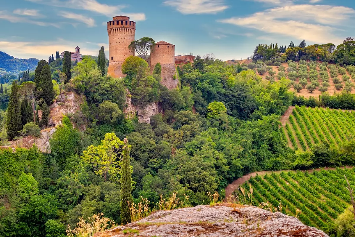 Brisighella,,Ravenna,,Emilia-romagna,,Italy,,Ravenna,,Emilia-romagna,,Italy.,Beautiful,Panoramic,Aerial