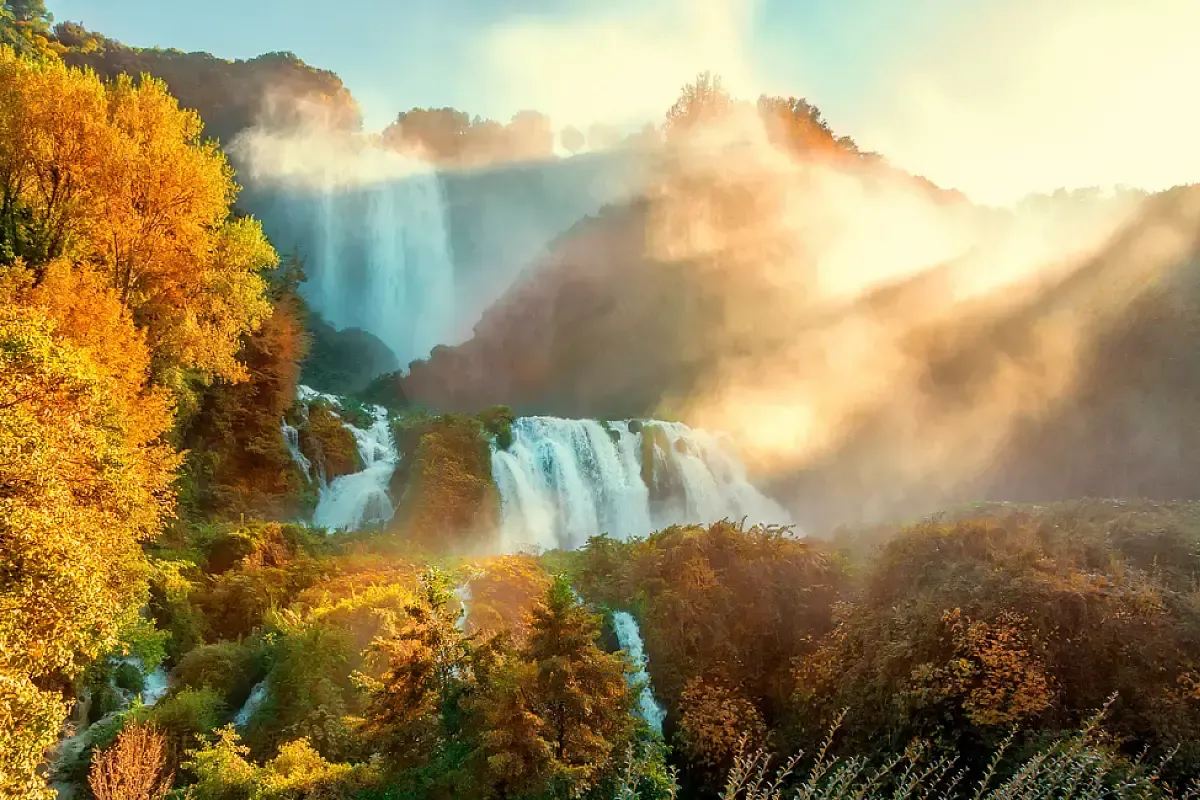 cascate delle marmore con bambini